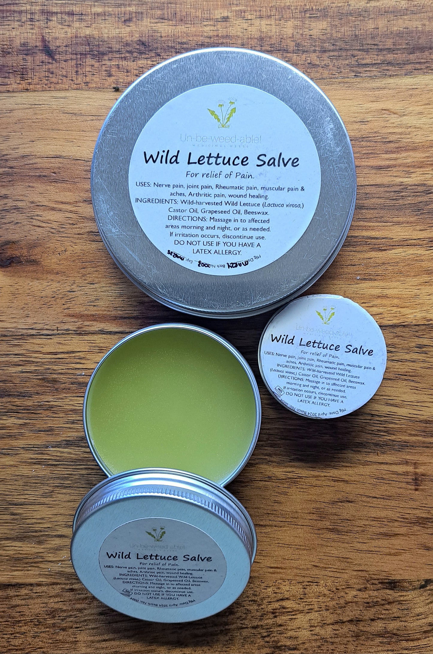 Wild Lettuce Salve